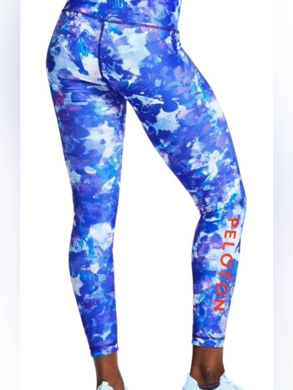 Peloton x WITH Blue Moves Reversible High Waisted Leggings - Picture 2 of 10
